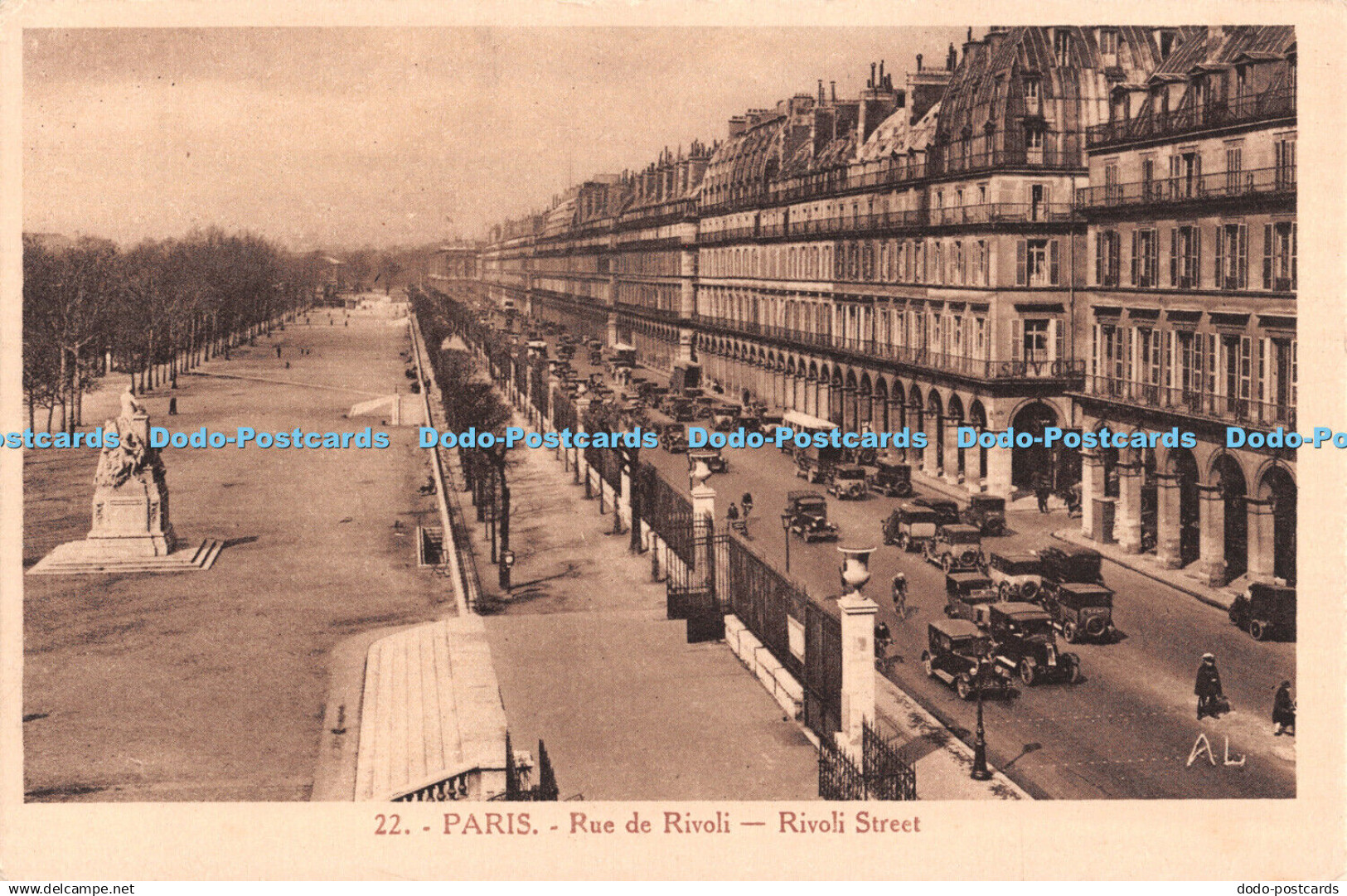 R510806 Paris Rivoli Street A Leconte Postcard
