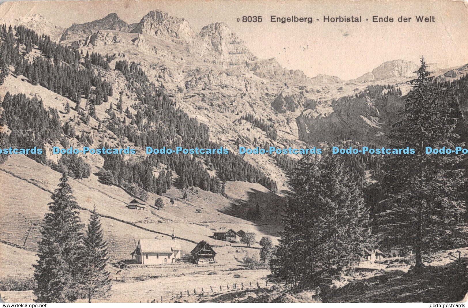 R511856 Engelberg Horbistal Ende der Welt Photoglob 1927