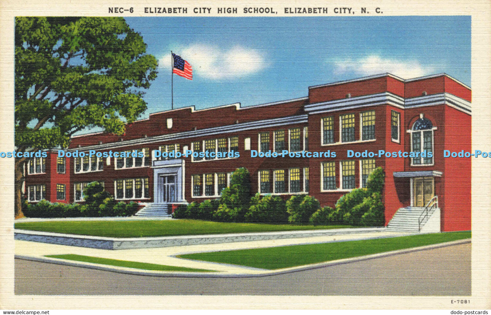 R564853 NEC 6 Elizabeth City High School Elizabeth City N C E 7081 Asheville Pos