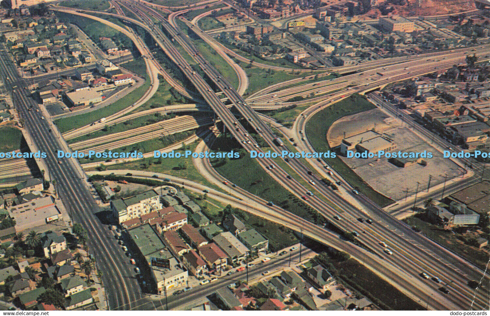 R581169 California Showing Downtown Los Angeles Los Angeles Freeway System A Mit