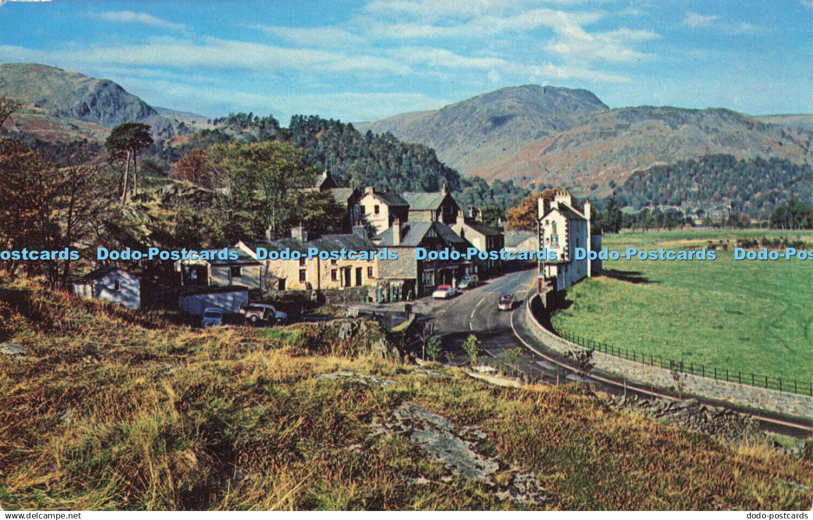 R582041 Patterdale Village Sanderson and Dixon Plastichrome 1972
