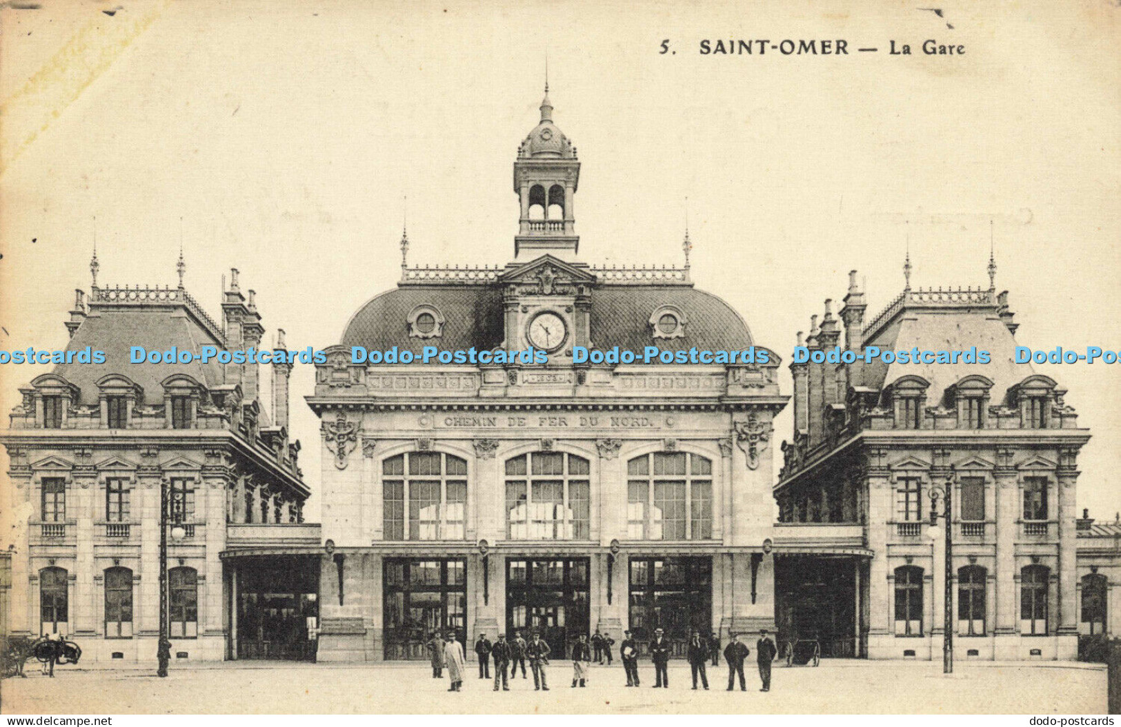 R583138 Saint Omer La Gare 1914