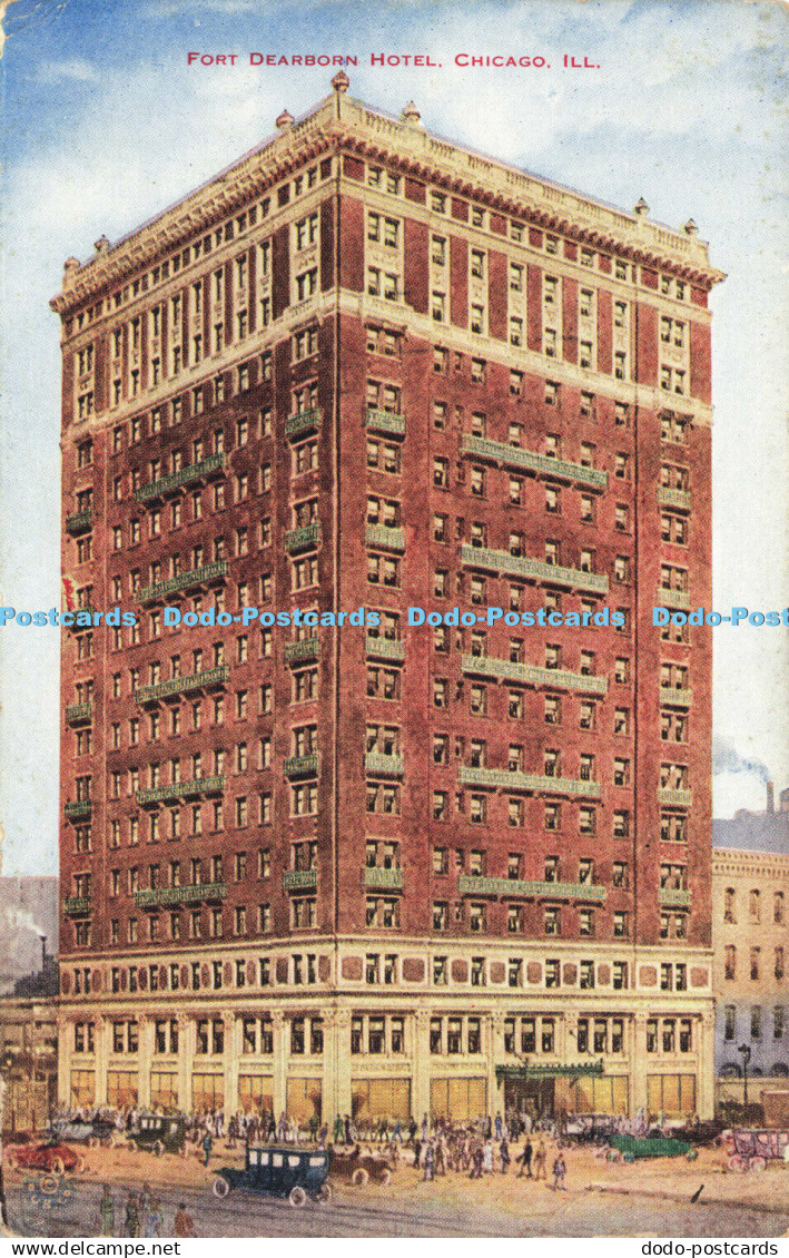 R585113 Ill Chicago Fort Dearborn Hotel V O Hammon