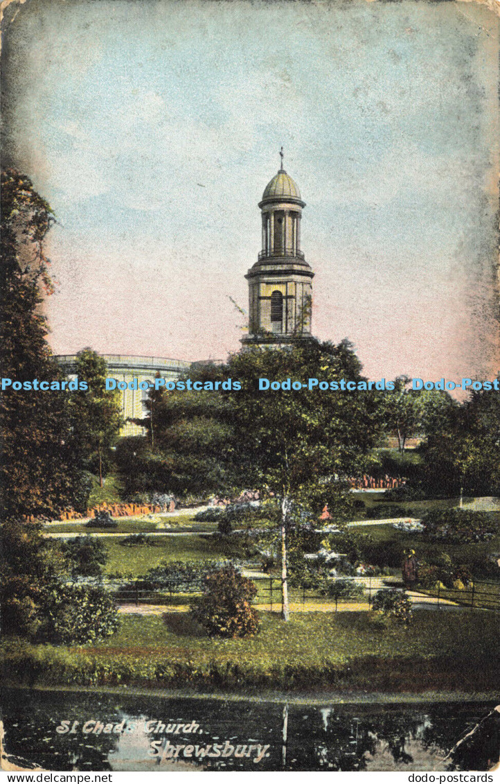 R585467 Shrewsbury St Chad and Church Hartmann 1908