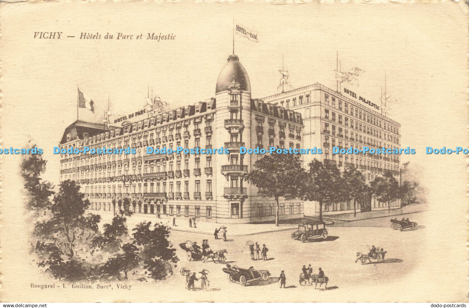 R588123 Vichy Hotels du Parc et Majestic Bougarel I Guillon 1922