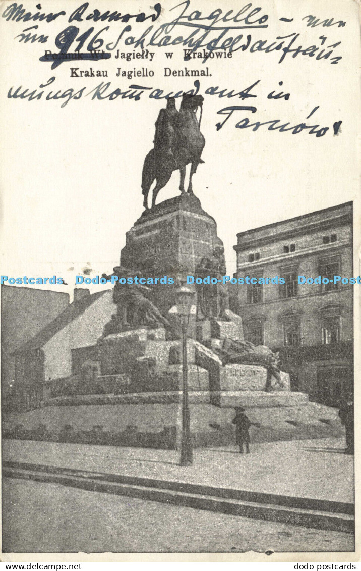R603134 Krakau Jagiello Denkmal
