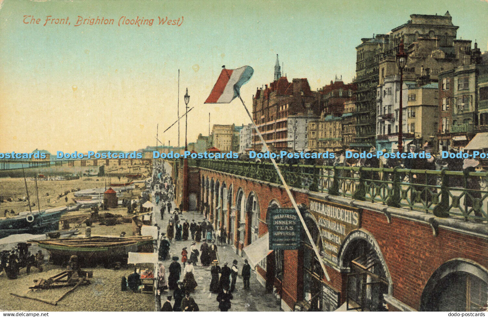 R611675 Brighton The Front looking West Brighton Palace Series No 12