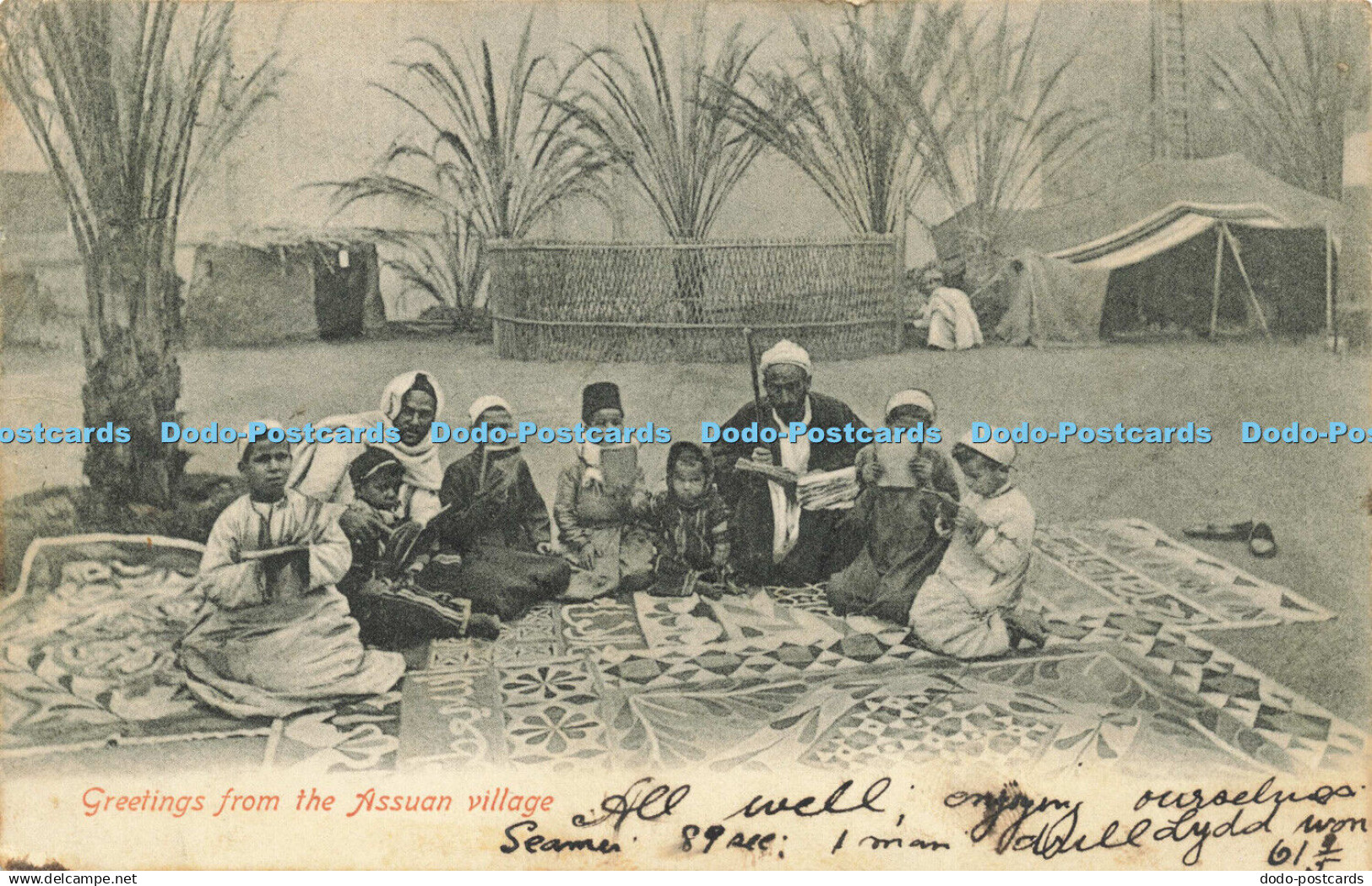 R612993 Greetings from Assuan village 1903