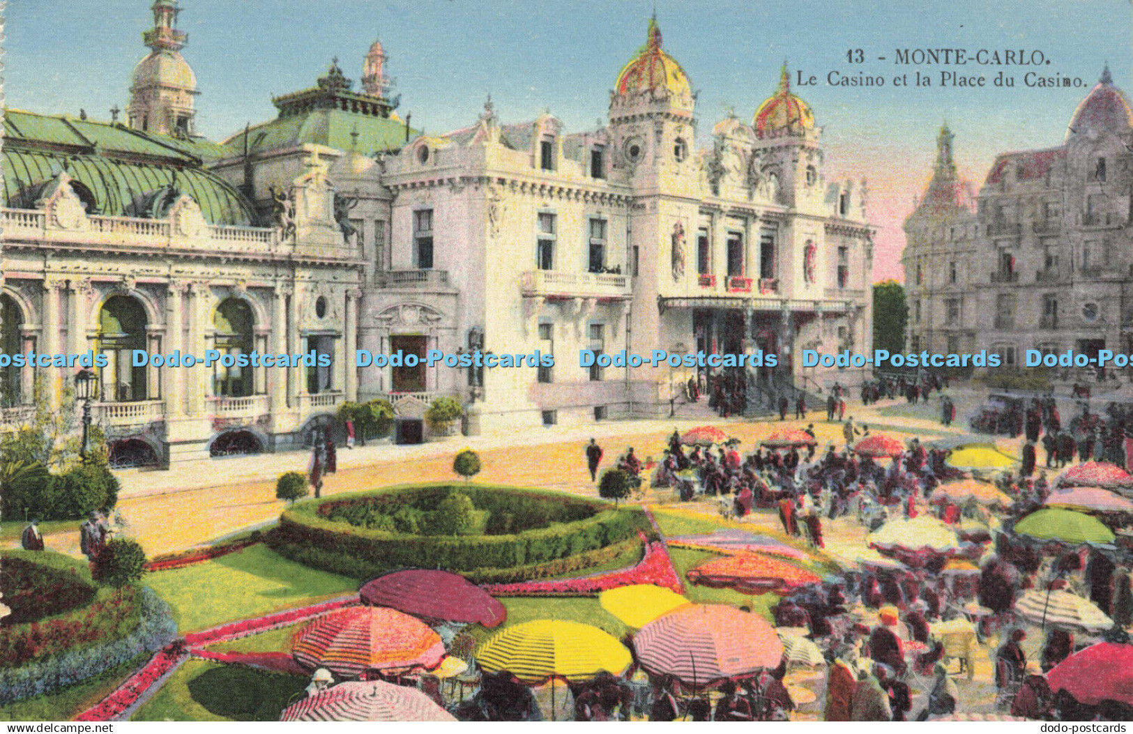 R617045 13 Monte Carlo Le Casino et la Place du Casino Rostan and Reneaud