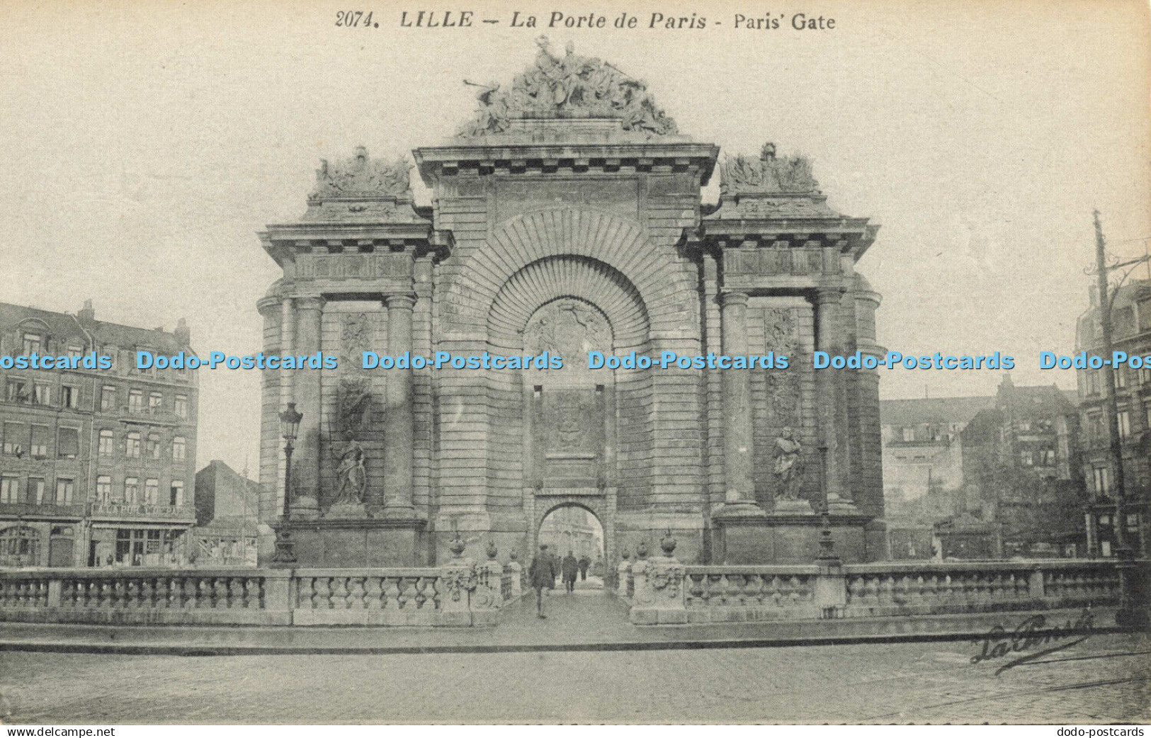 R617564 2074 Lille La Porte de Paris Paris Gate Phototypie Paris