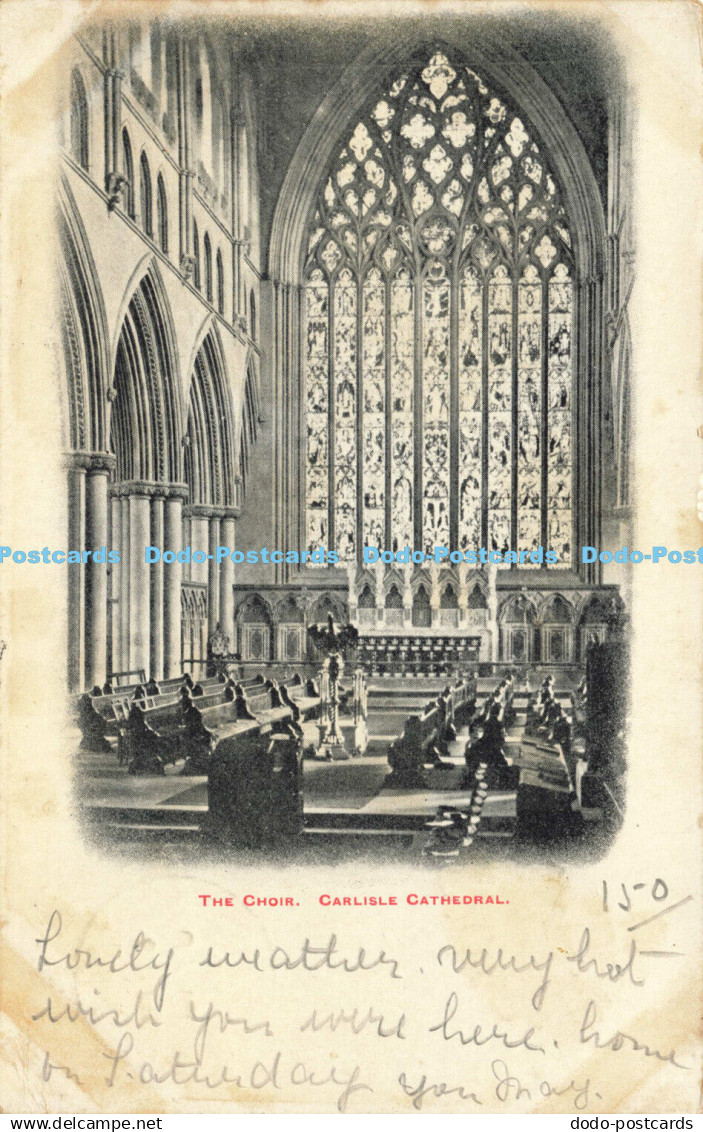 R619643 Choir Carlisle Cathedral 1903