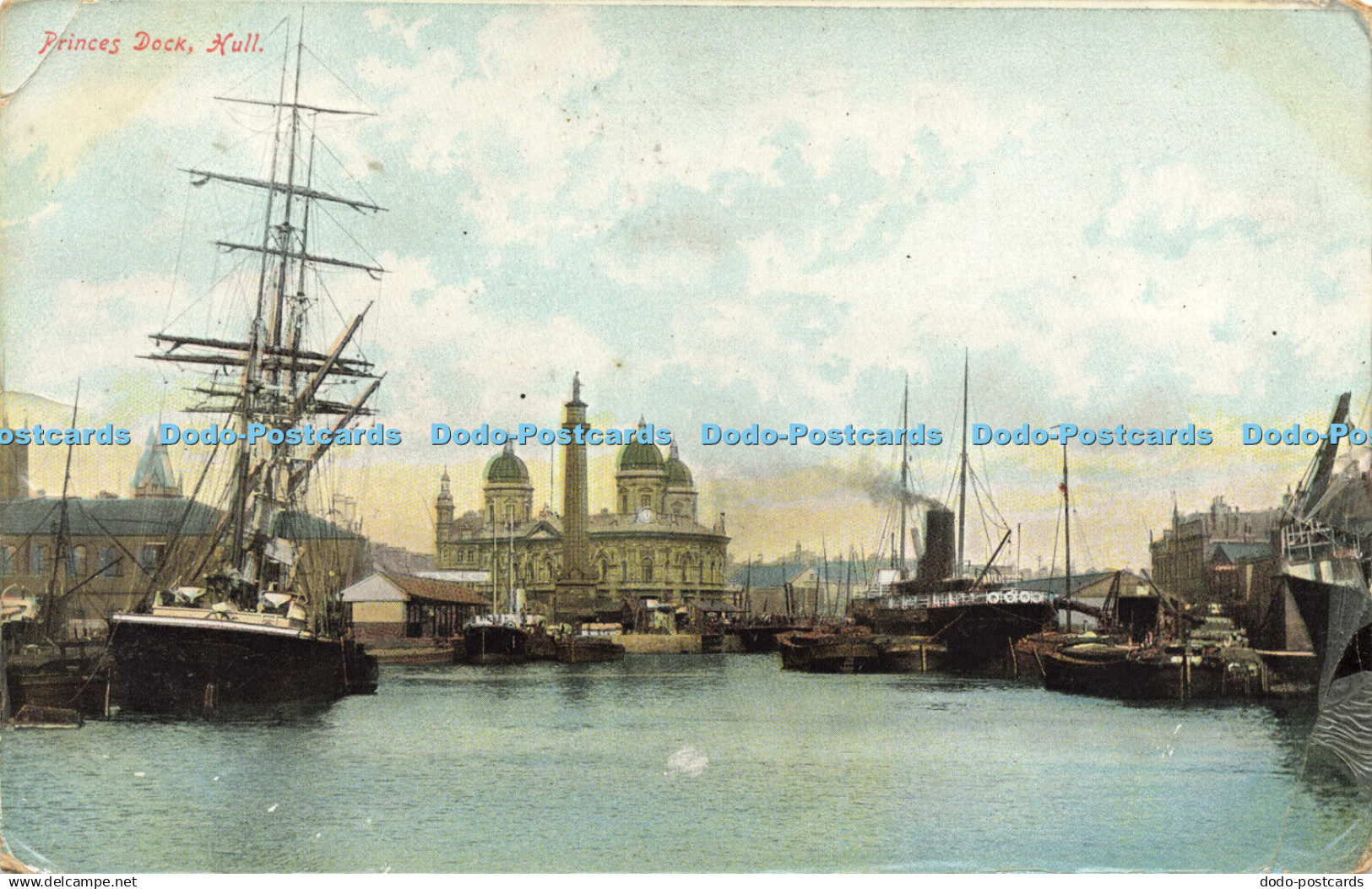 R622370 Princes Dock Hull W H S and S Humber Series Hull 1908