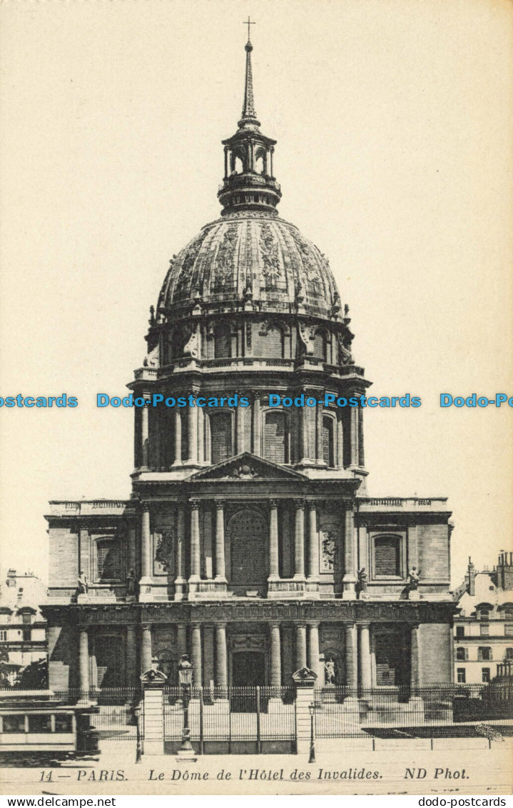 R625701 14. Paris. Le Dome de lHotel des Invalides. ND. Phot