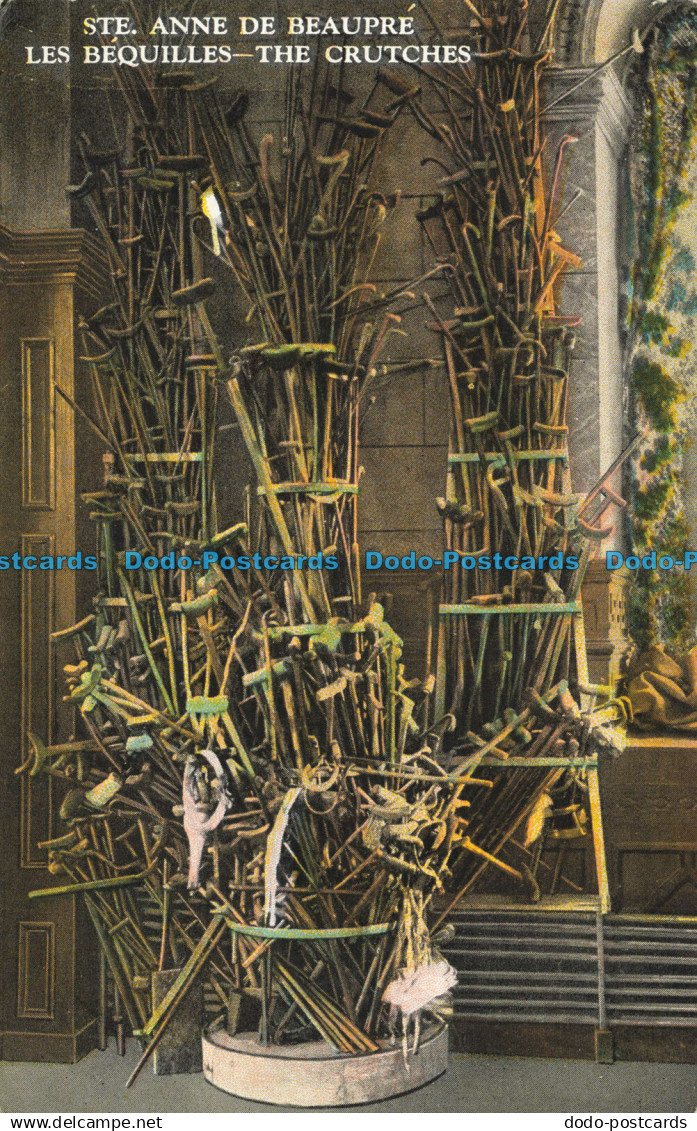 R625789 Ste. Anne de Beaupre. Les Bequilles. Crutches. Church Store