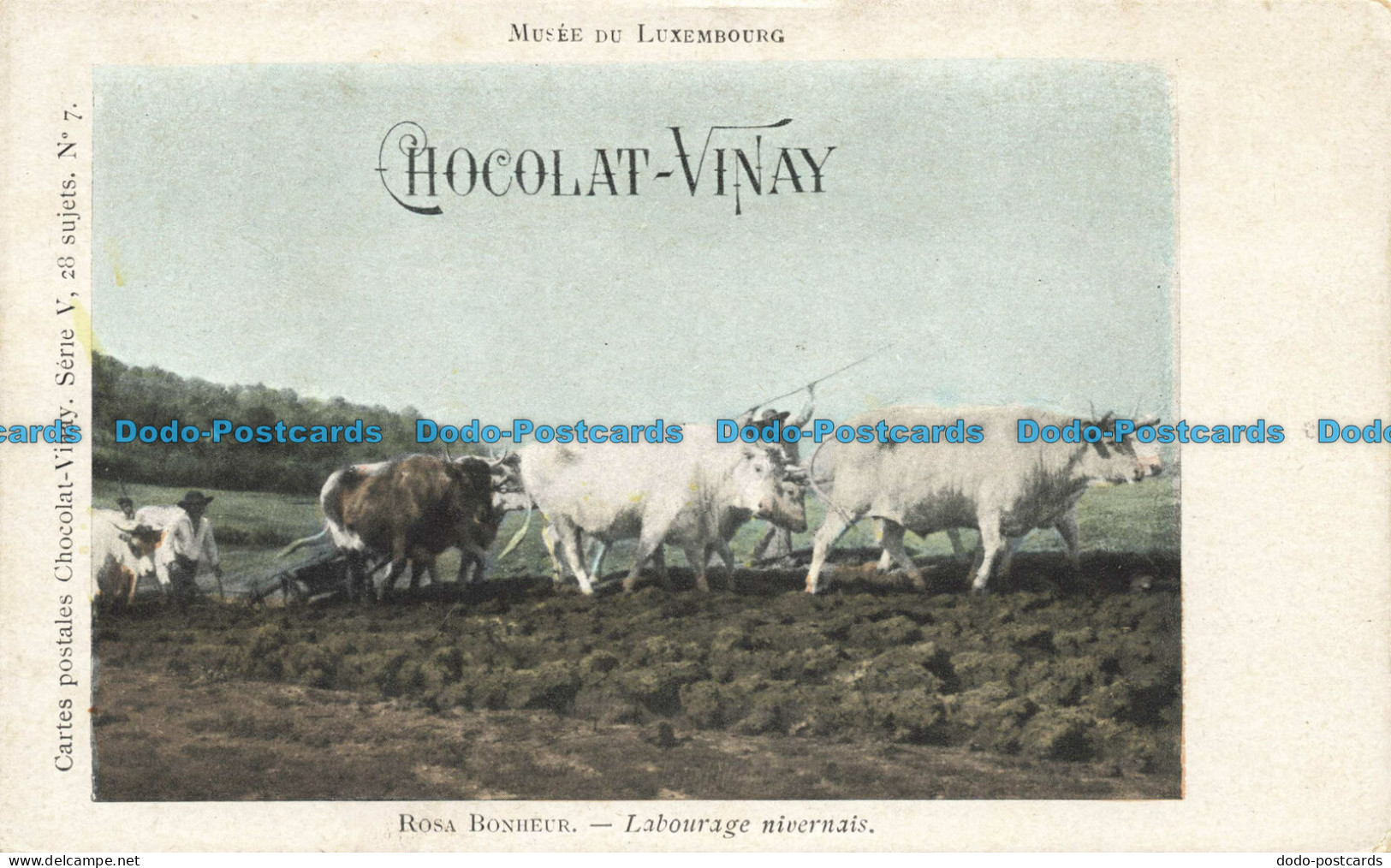 R627571 Musee du Luxembourg. Rosa Bonheur. Labourage Nivernais. Chocolat Vinay.