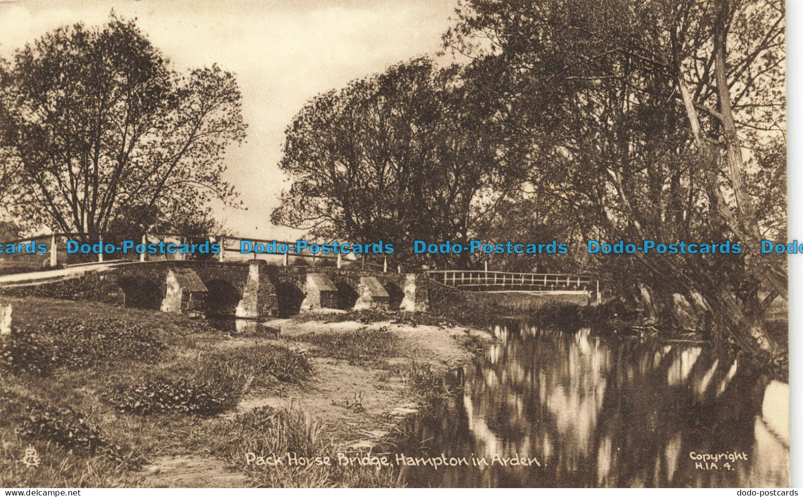 R628696 Hampton in Arden. Pack Horse Bridge. Tuck
