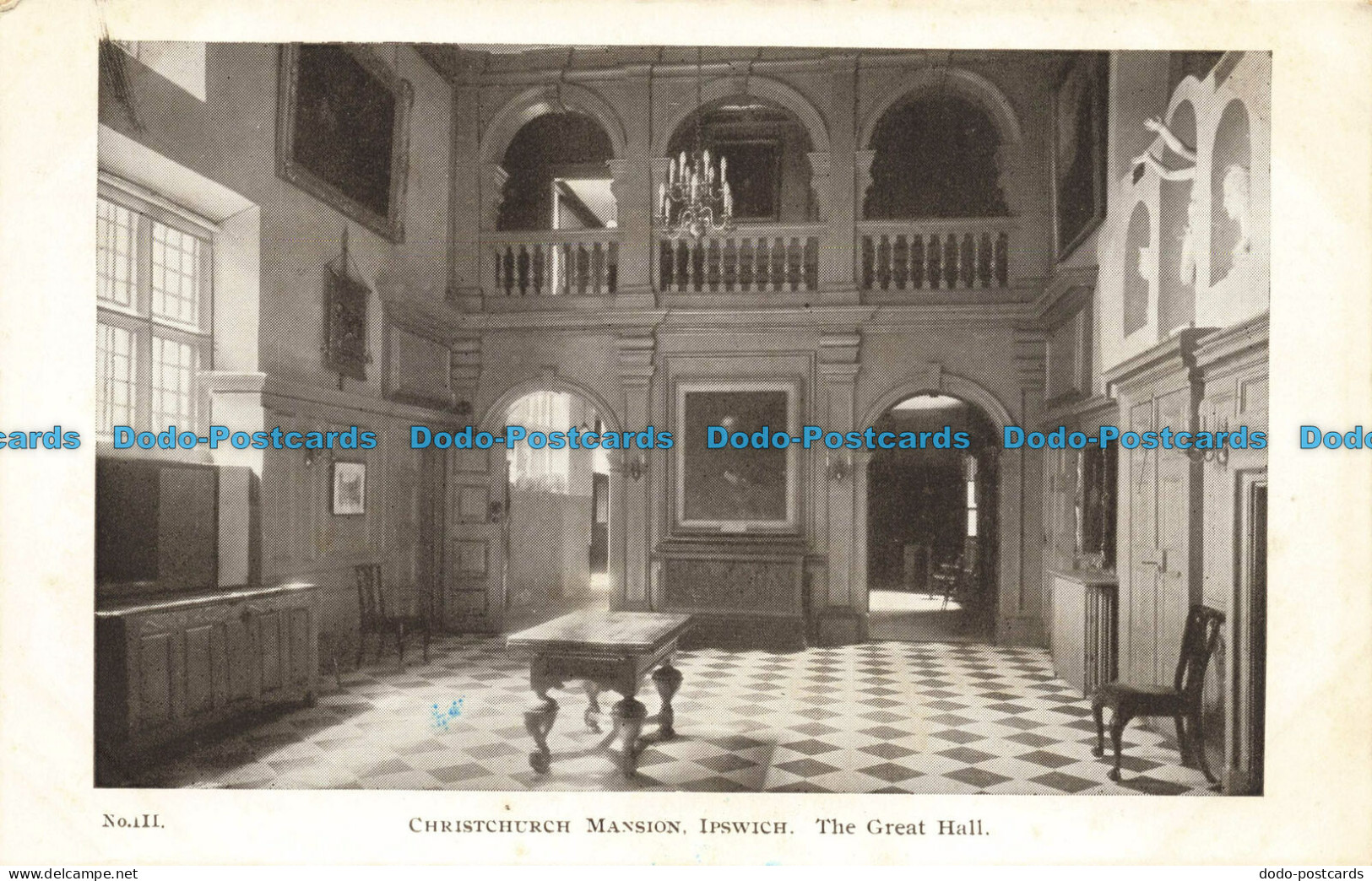 R631090 Ipswich. Christchurch Mansion. The Great Hall. The Ipswich Corporation M