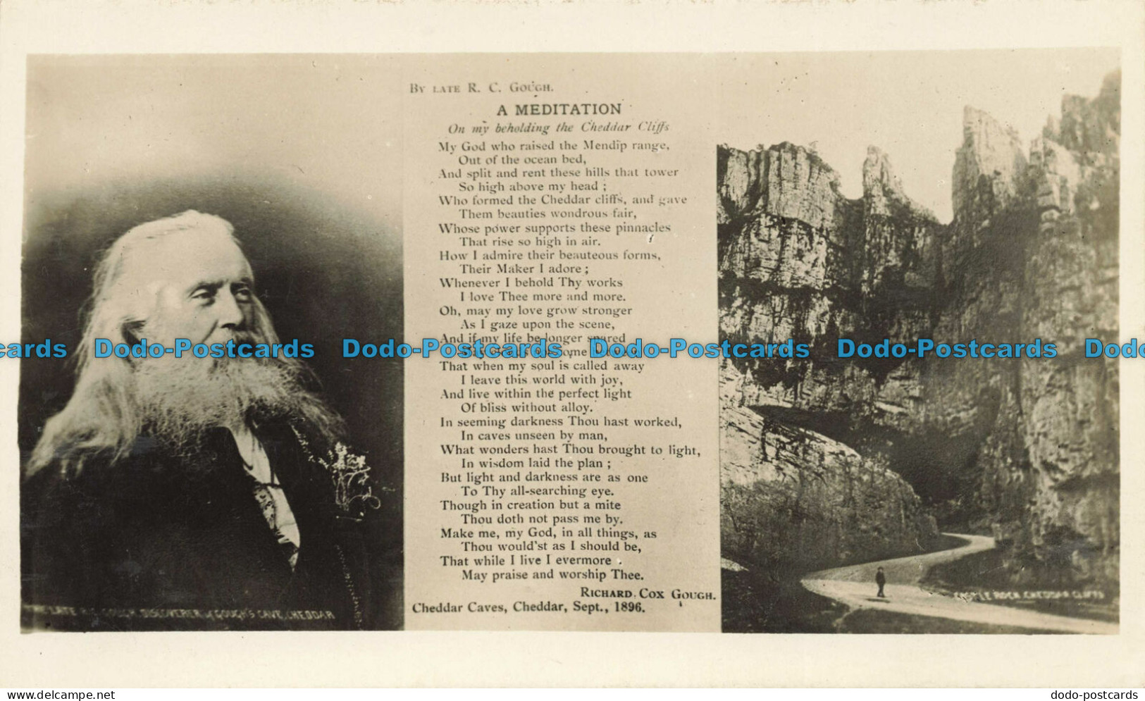 R631780 Cheddar. Cheddar Caves. A Meditation. W. Gough. T. I. C. Multi View