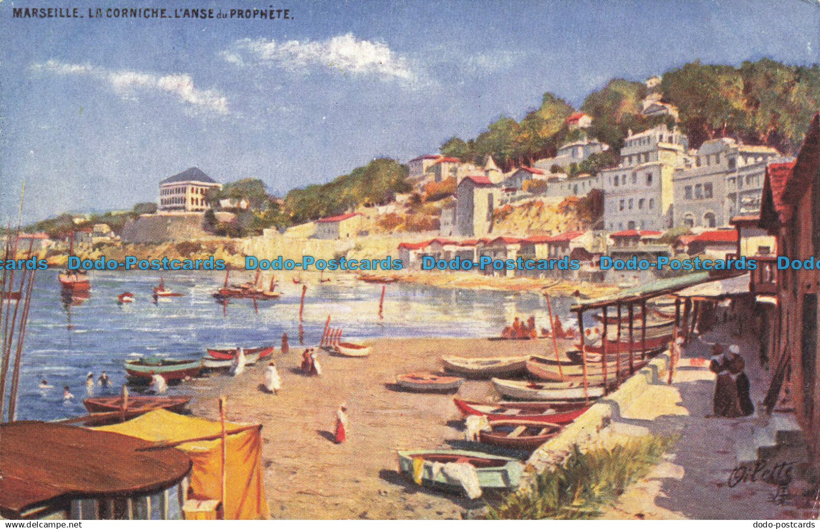 R636025 Marseille. La Corniche L Anse du Prophete. Marseille. II. Tuck. Oilette.