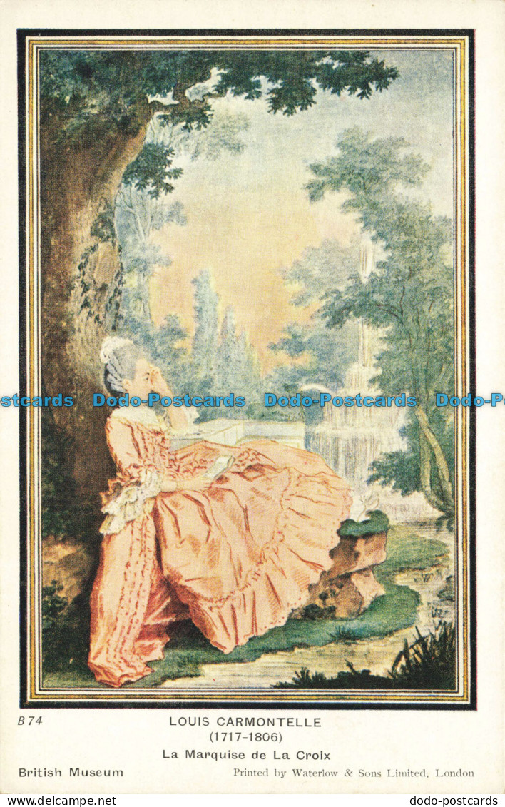 R642708 British Museum. La Marquise de la Croix. Waterlow. Louis Carmontelle
