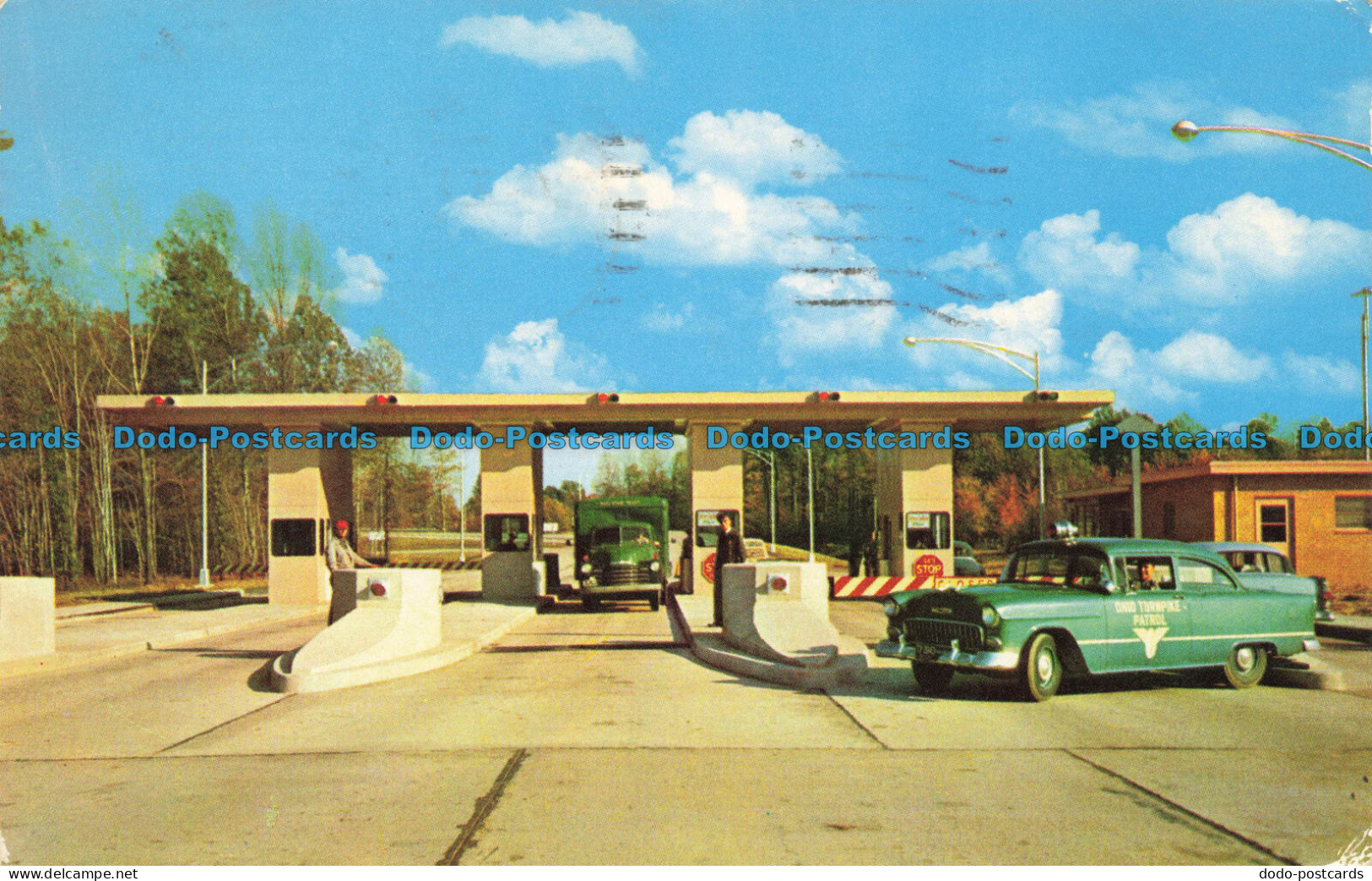 R649209 One of the Toll Plazas Leading To Ohio Ultra Modern Turnpike. Art Creati