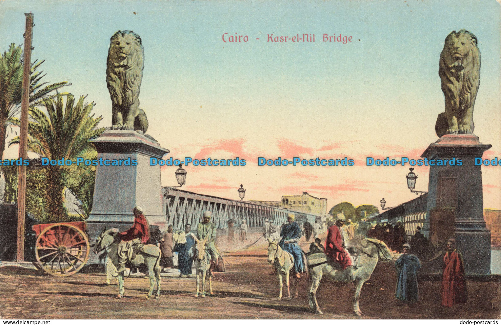 R650377 Cairo. Kasr el Nil Bridge. Cairo Postcard Trust