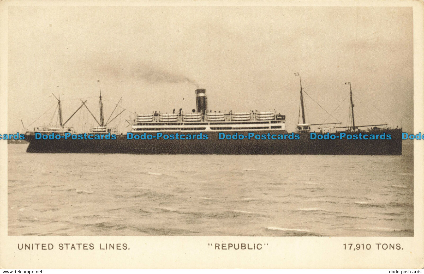 R652239 United States Lines. Republic. Waterlow