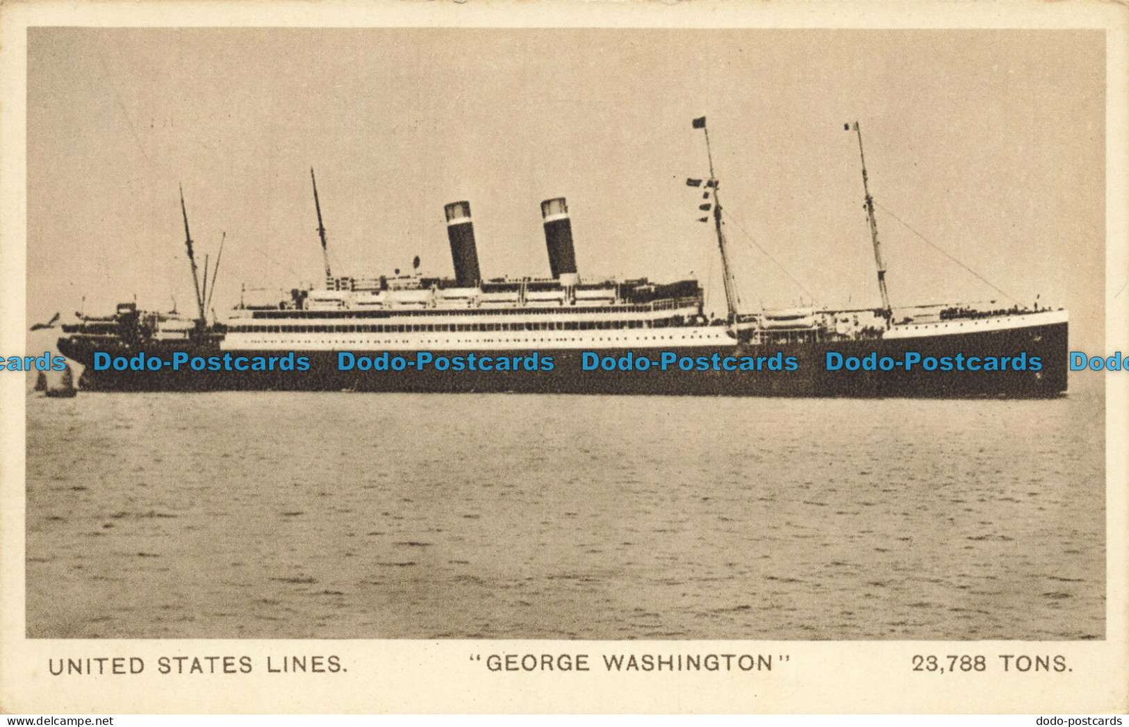 R652240 United States Lines. George Washington