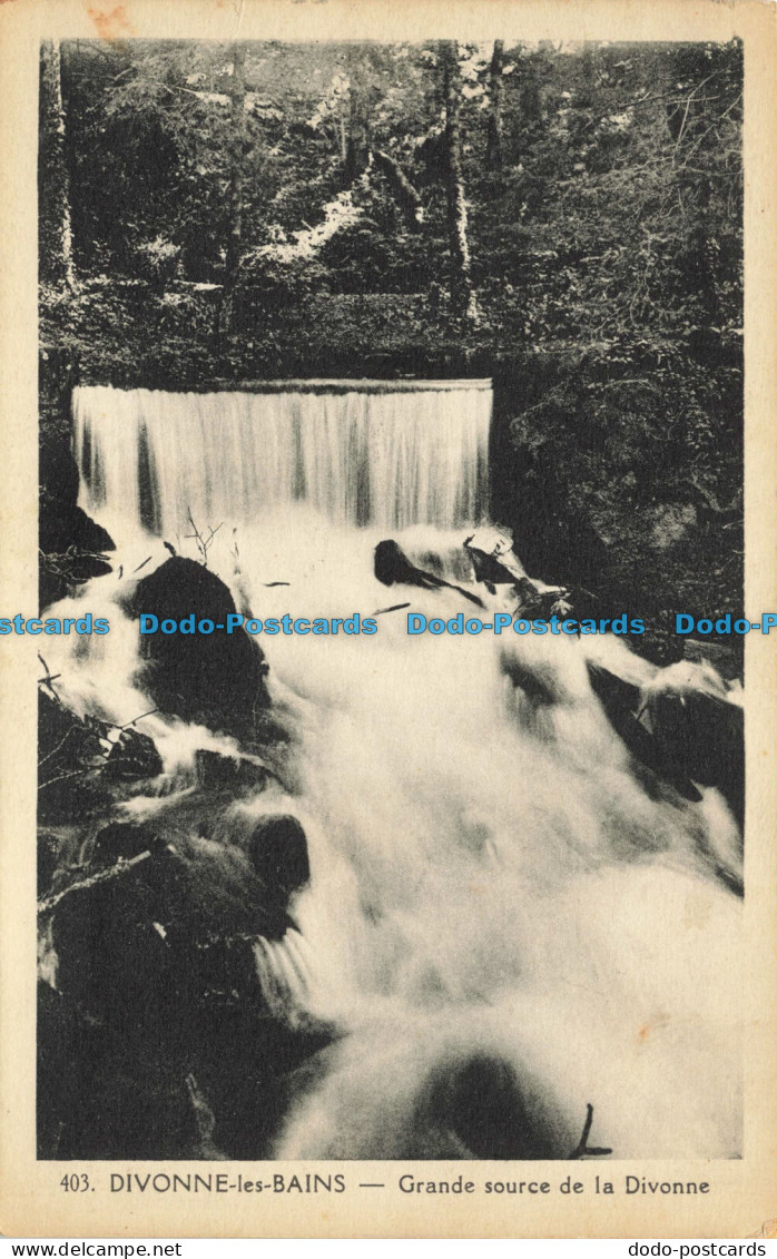 R652521 Divonne les Bains. Grande Source de la Divonne. L. Michaux