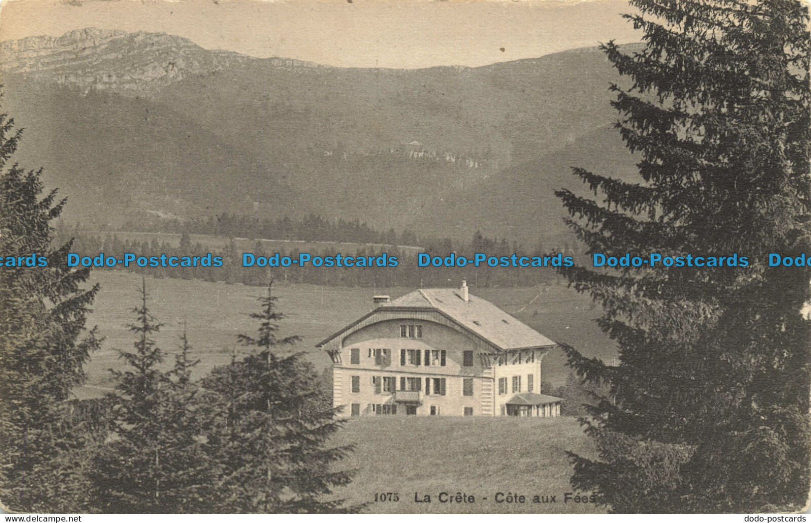 R653111 La Crete. Cote aux Fees. Timothee Jacot. 1908