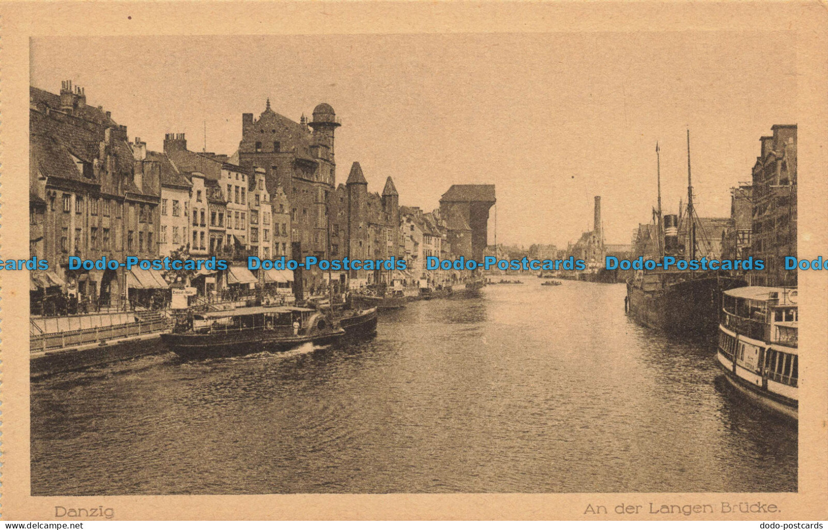 R653725 Danzig. An der Langen Brucke. No. 2