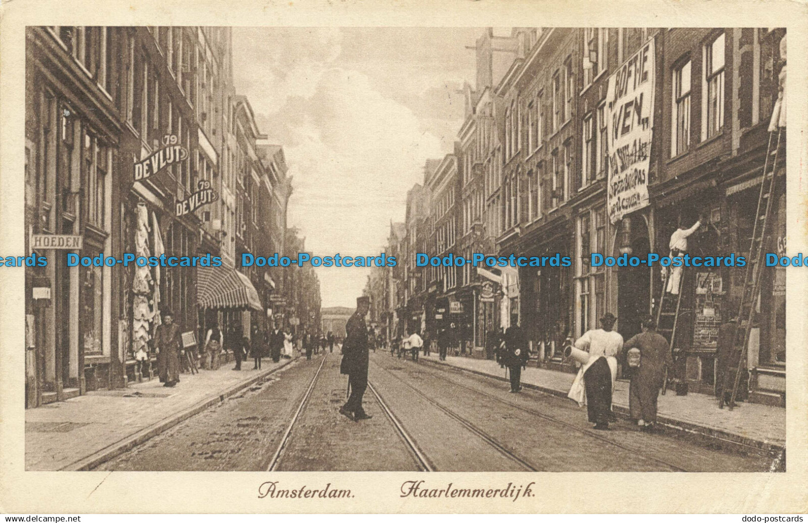 R654406 Amsterdam. Haarlemmerdijk. Fa. A. Vigevano. 1925