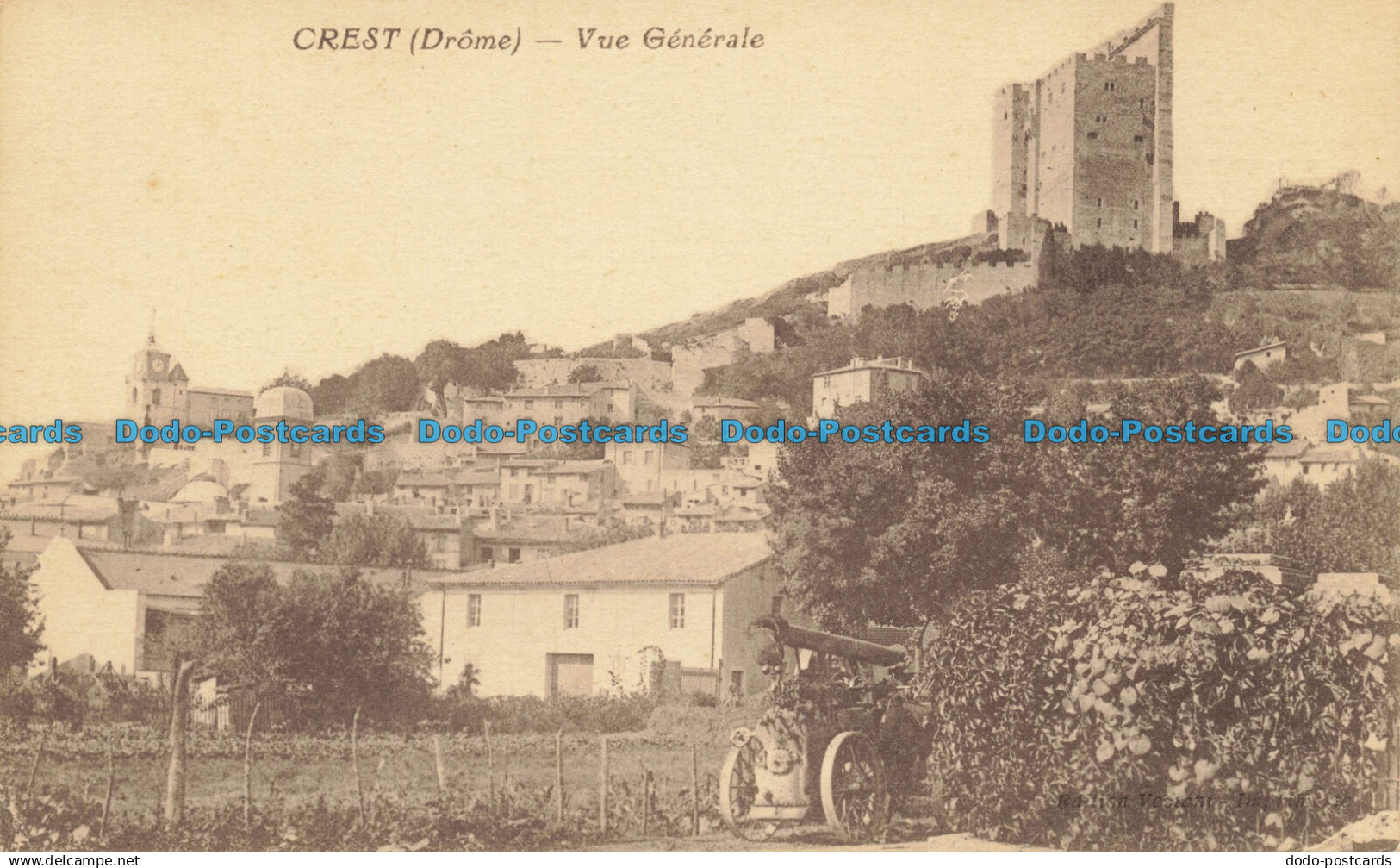 R654458 Crest. Drome. Vue Generale