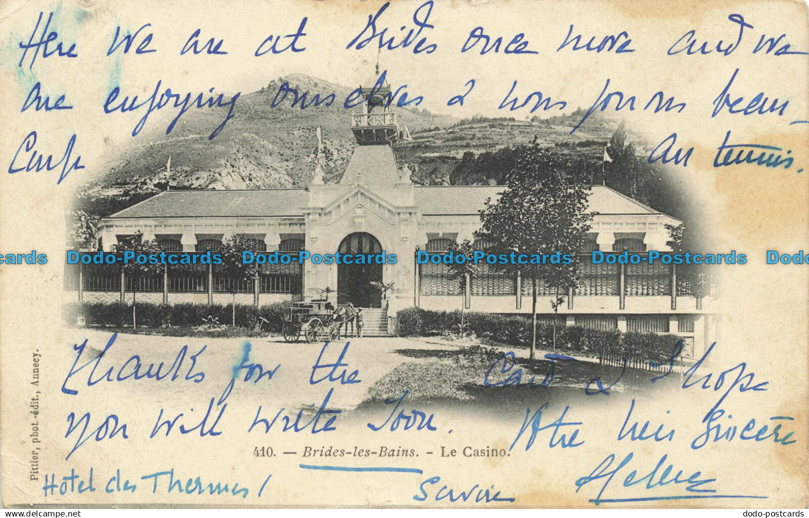 R654889 Brides les Bains. Le Casino. Pittier