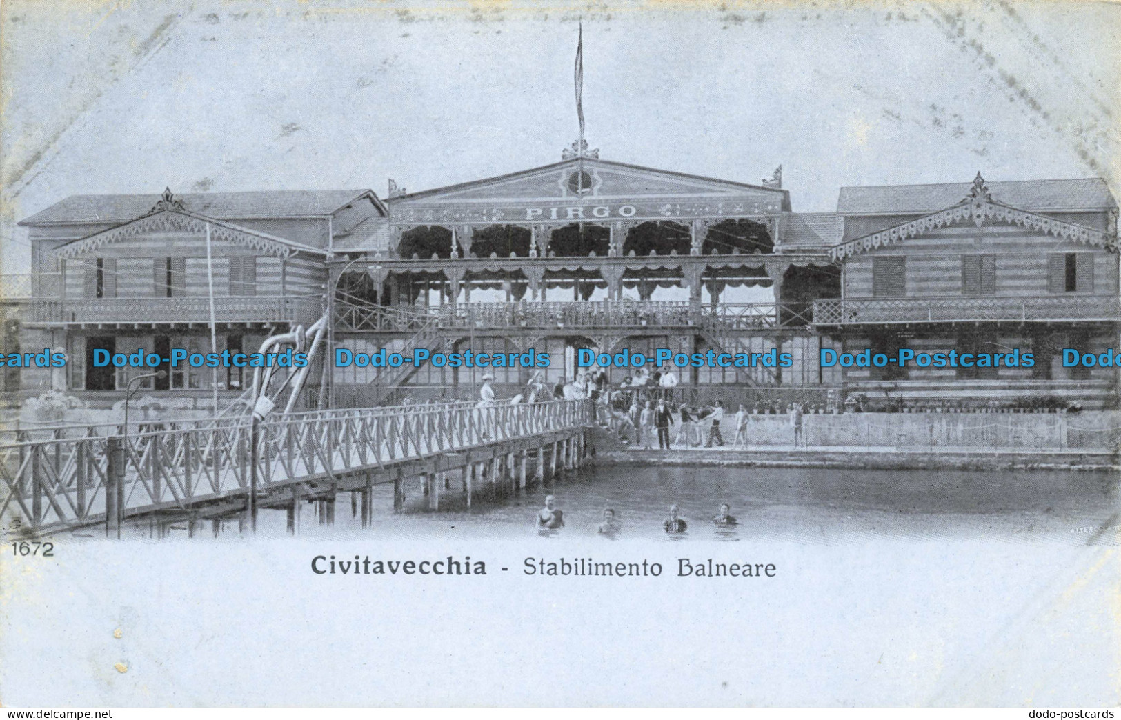 R655494 Civitavecchia. Stabilimento Balneare