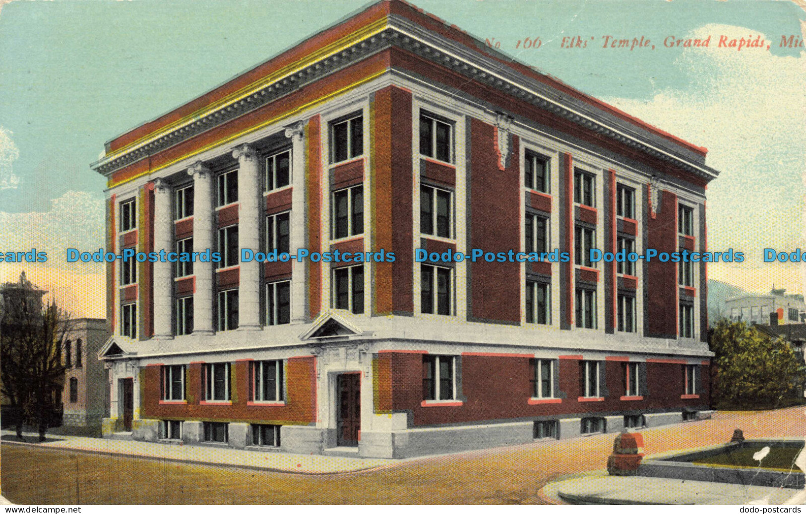 R660030 Mich. Elks Temple. Grand Rapids. Will P. Canaan. No. 166