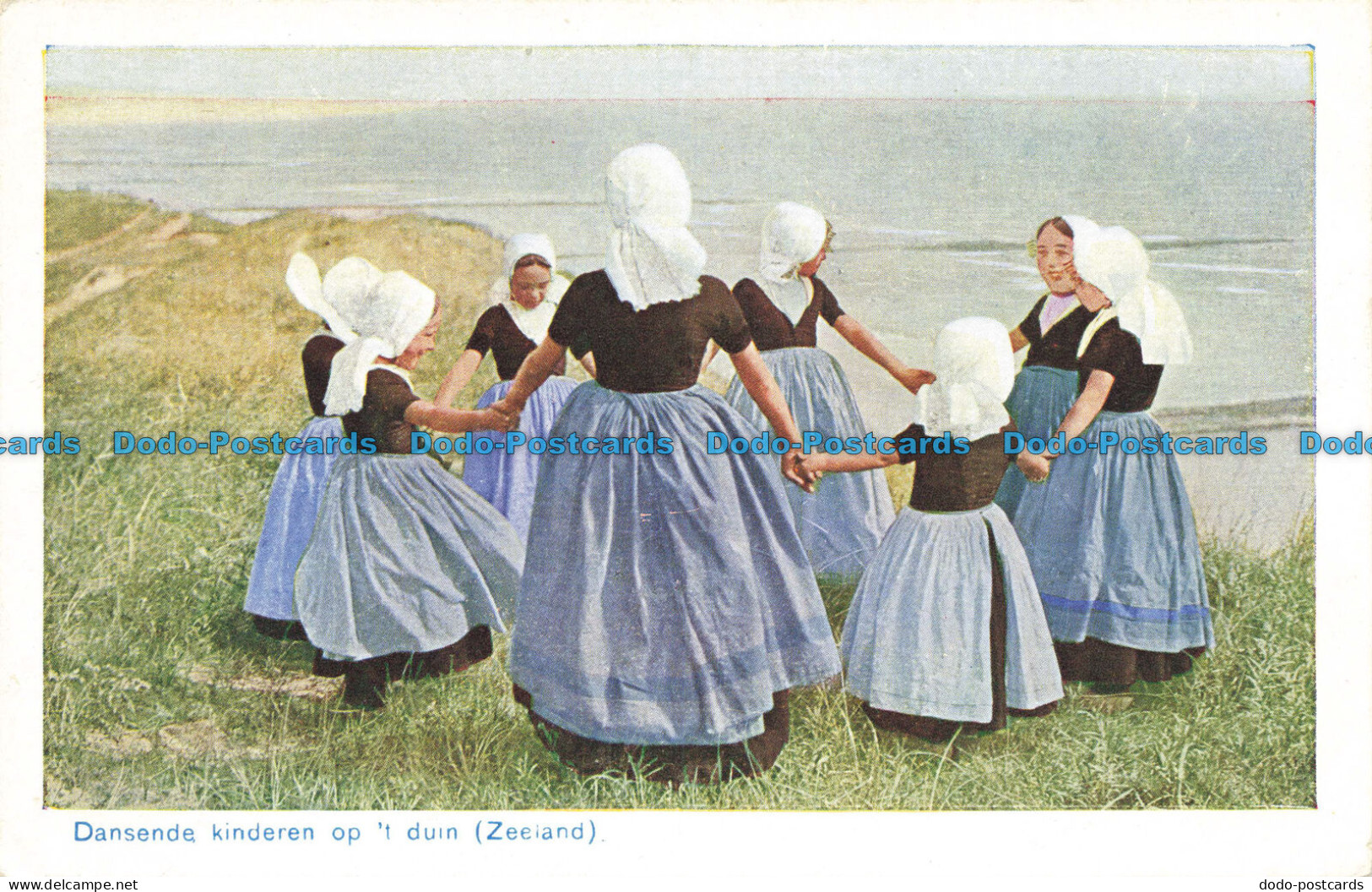 R660511 Zeeland. Dansende Kinderen op t Duin. D. B. M. 15