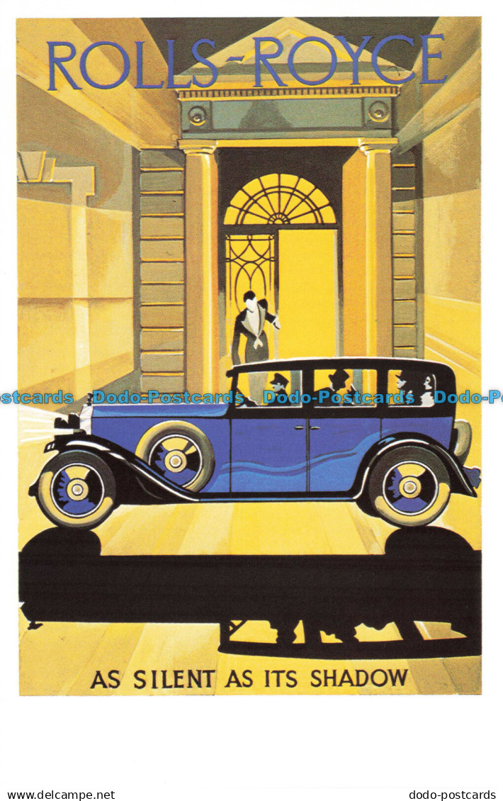 R662806 Rolls Royce. As Silent as its Shadow. Dalkeith Classic Poster Card. No.