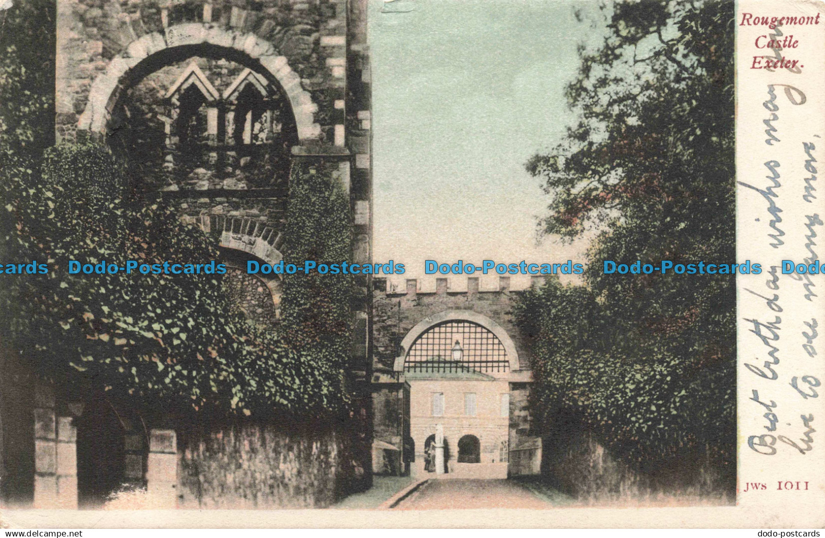 R664307 Exeter. Rougemont Castle. 1905