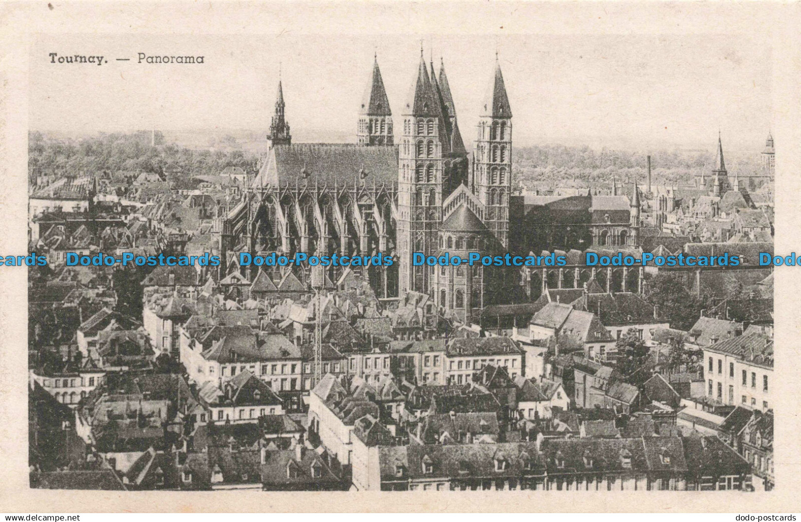 R668530 Tournay. Panorama. Belge