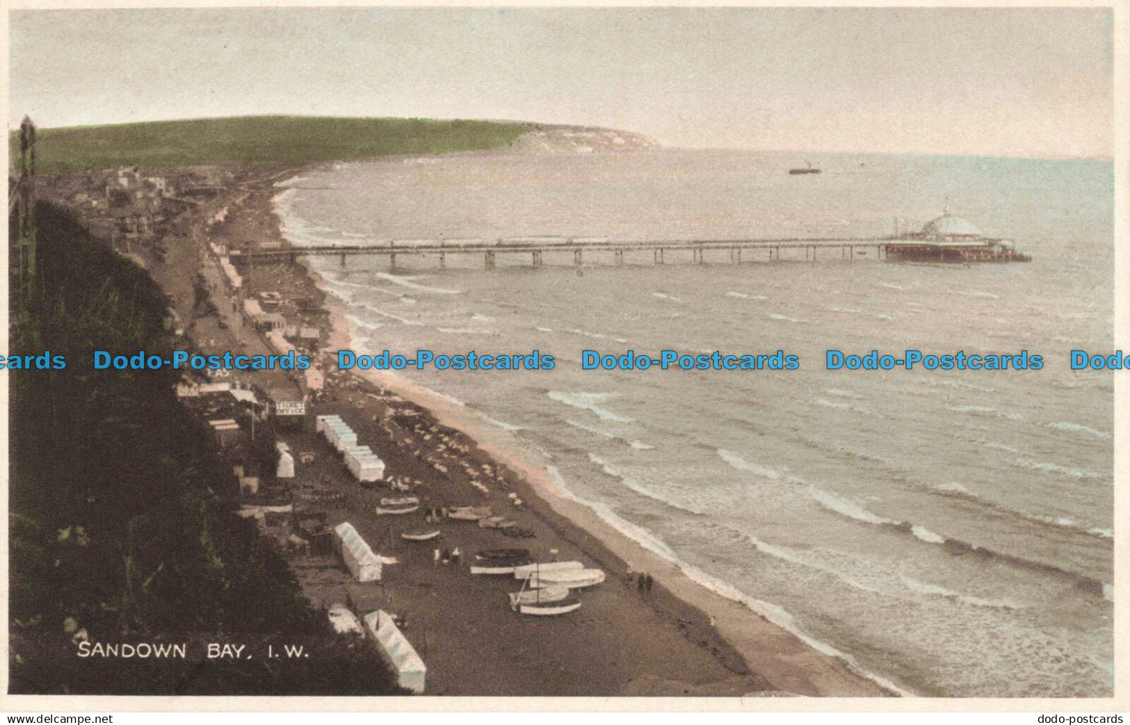 R668944 I. W. Sandown Bay. Postcard