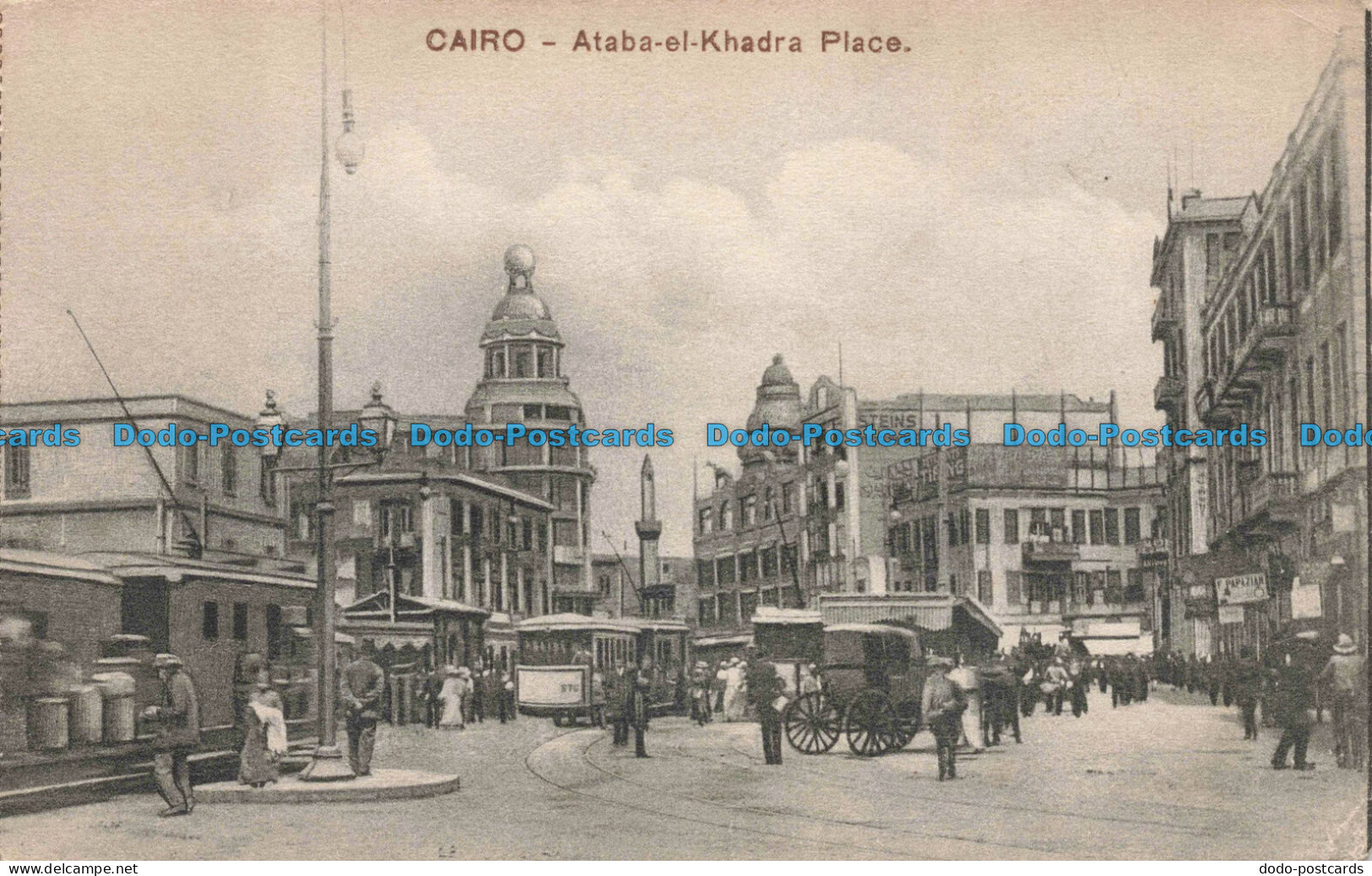 R676724 Cairo. Ataba el Khadra Place. The Cairo Postcard Trust. Serie. 597