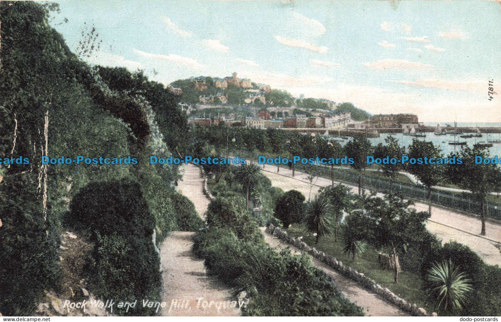 R677571 Torquay. Rock Walk and Vane Hill. F. Frith. 1905