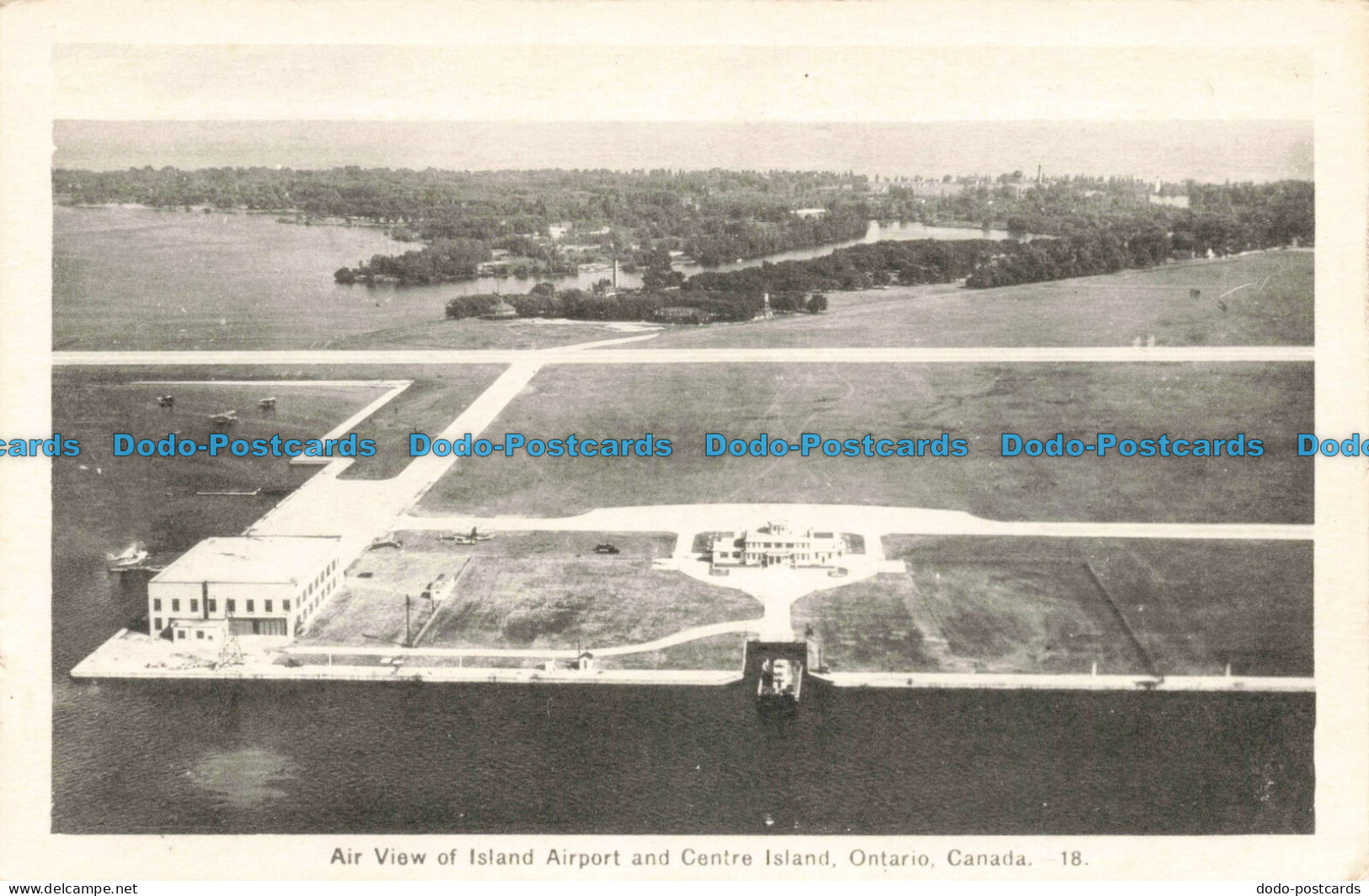 R679524 Canada. Ontario. Air View of Island Airport and Centre Island. Photogela