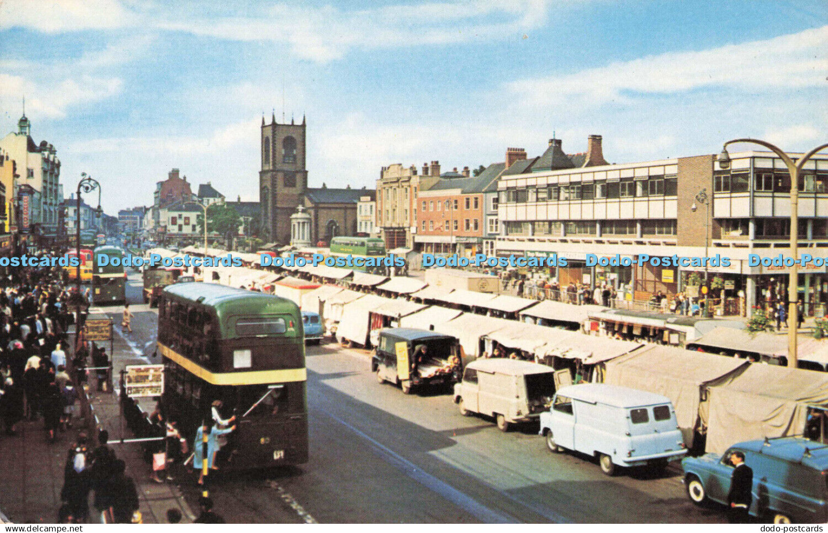 R684641 Stockton on Tees. Market Day. High Street