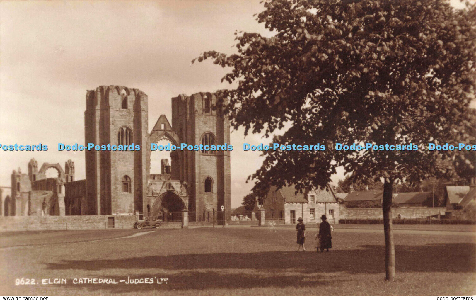 R688068 Elgin Cathedral. Judges. 9622. Postcard