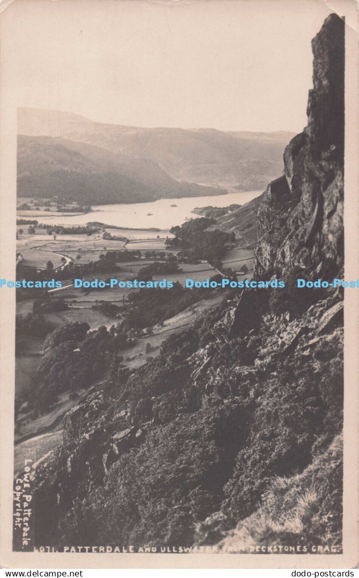 R692760 Patterdale and Ullswater from Beckstones Crag. Lowe. Patterdale