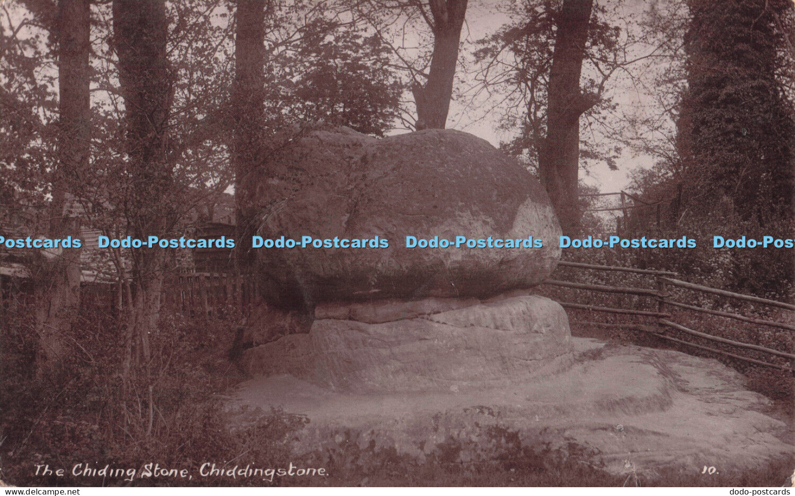 R714340 Chiddingstone. The Chiding Stone. H. Camburn. Tunbridge Wells. The Wells