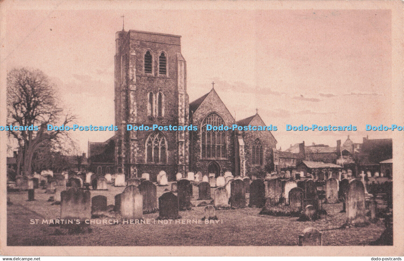 R720801 Herne Not Herne Bay St Martin Church Postcard