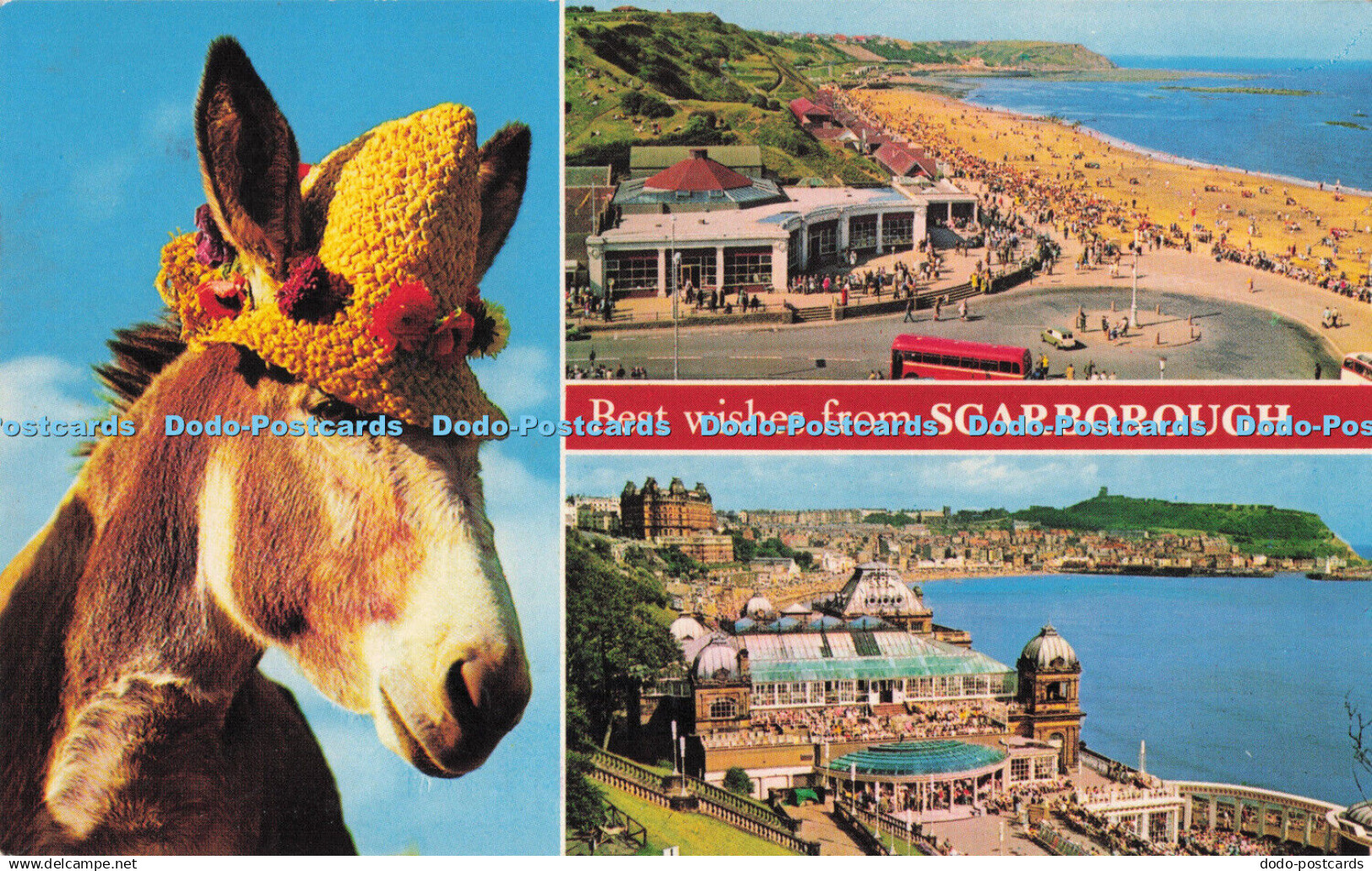 R726604 Best Wishes From Scarborough North Bay South Bay Bamforth Holmfirth York